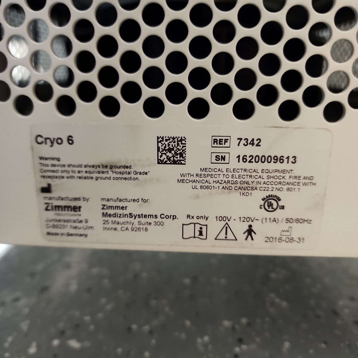 marierizmページ Zimmer Cryo 6 Chiller – Cosmetic Laser Exchange