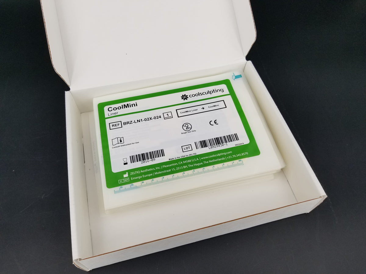 Zeltiq Coolsculpting CoolMini Liner BRZ-LN1-02X-024 QTY 34 W/ Cool
